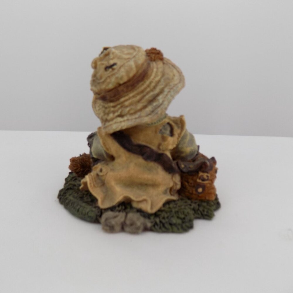 Boyds Bears Otis The Fisherman Style 2249-01 Classic Figure Fishing Hat Pole 4" - Picture 3 of 6
